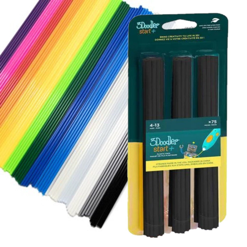 3Doodler Start+ 3D Printing refill Filament 75 Strands