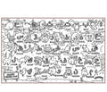 COLOUR ME MATS Arabic Wildlife Park (Colouring Mat Bundle)