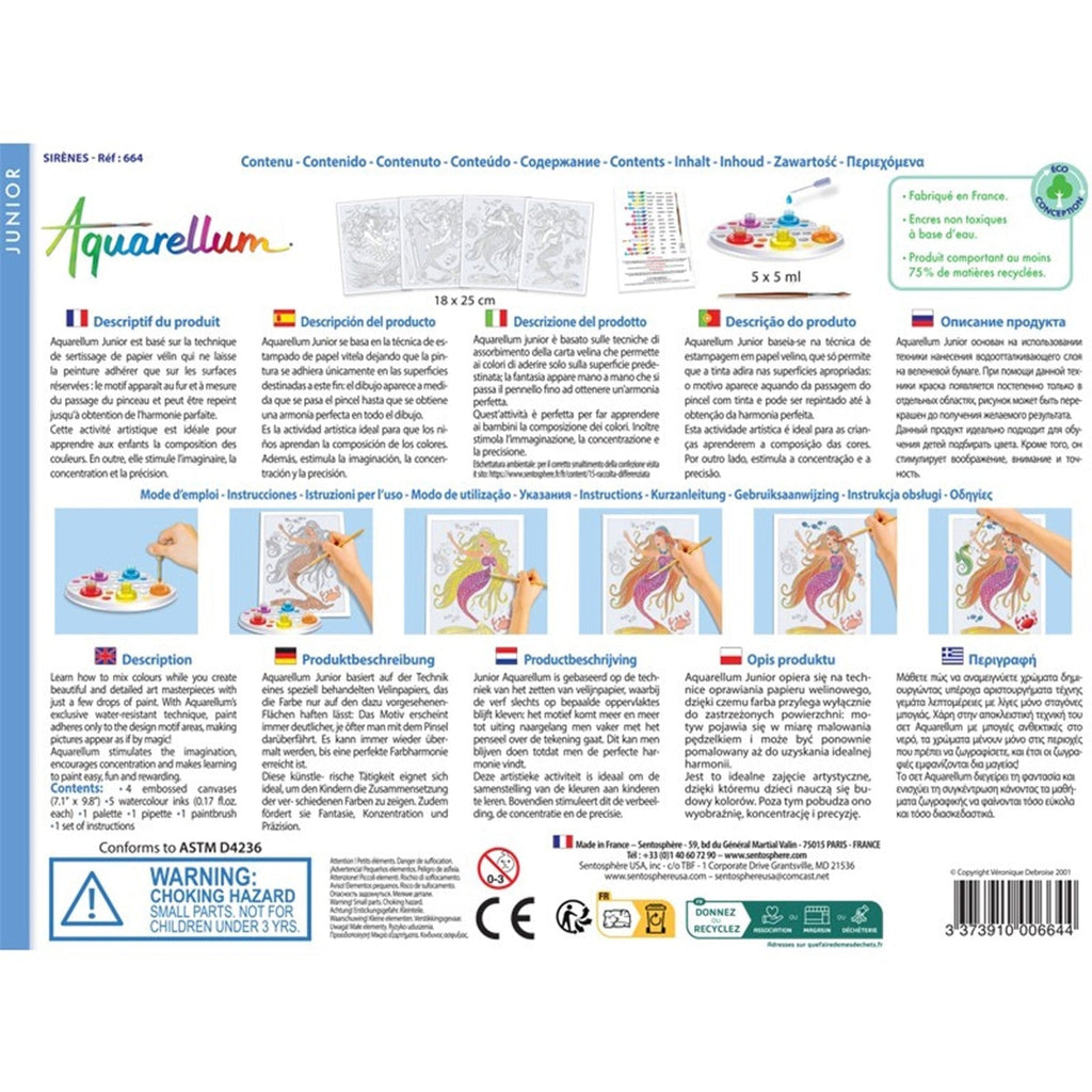 SENTOSPHERE AQUARELLUM JUNIOR "Sirenes" - Sirens