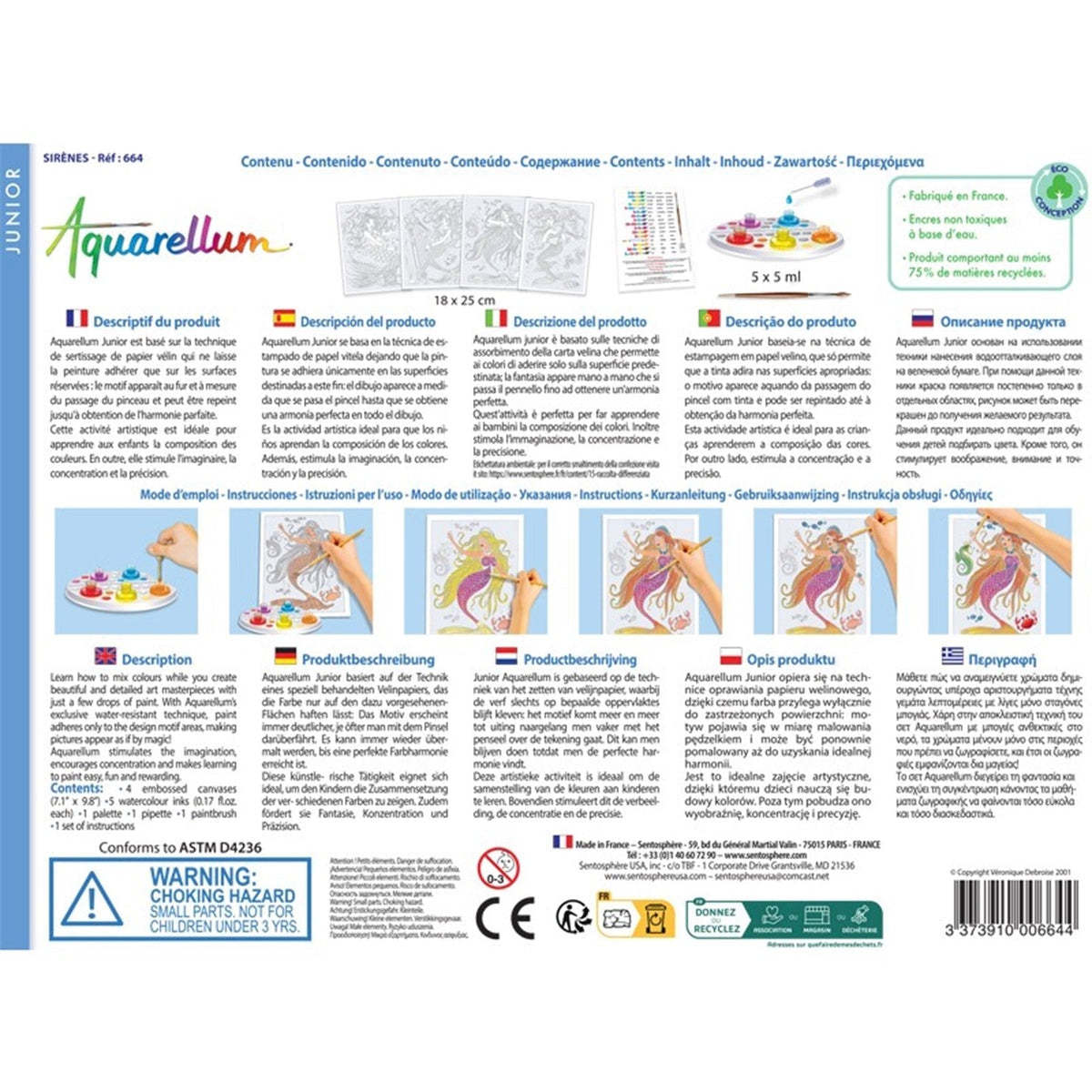 SENTOSPHERE AQUARELLUM JUNIOR "Sirenes" - Sirens