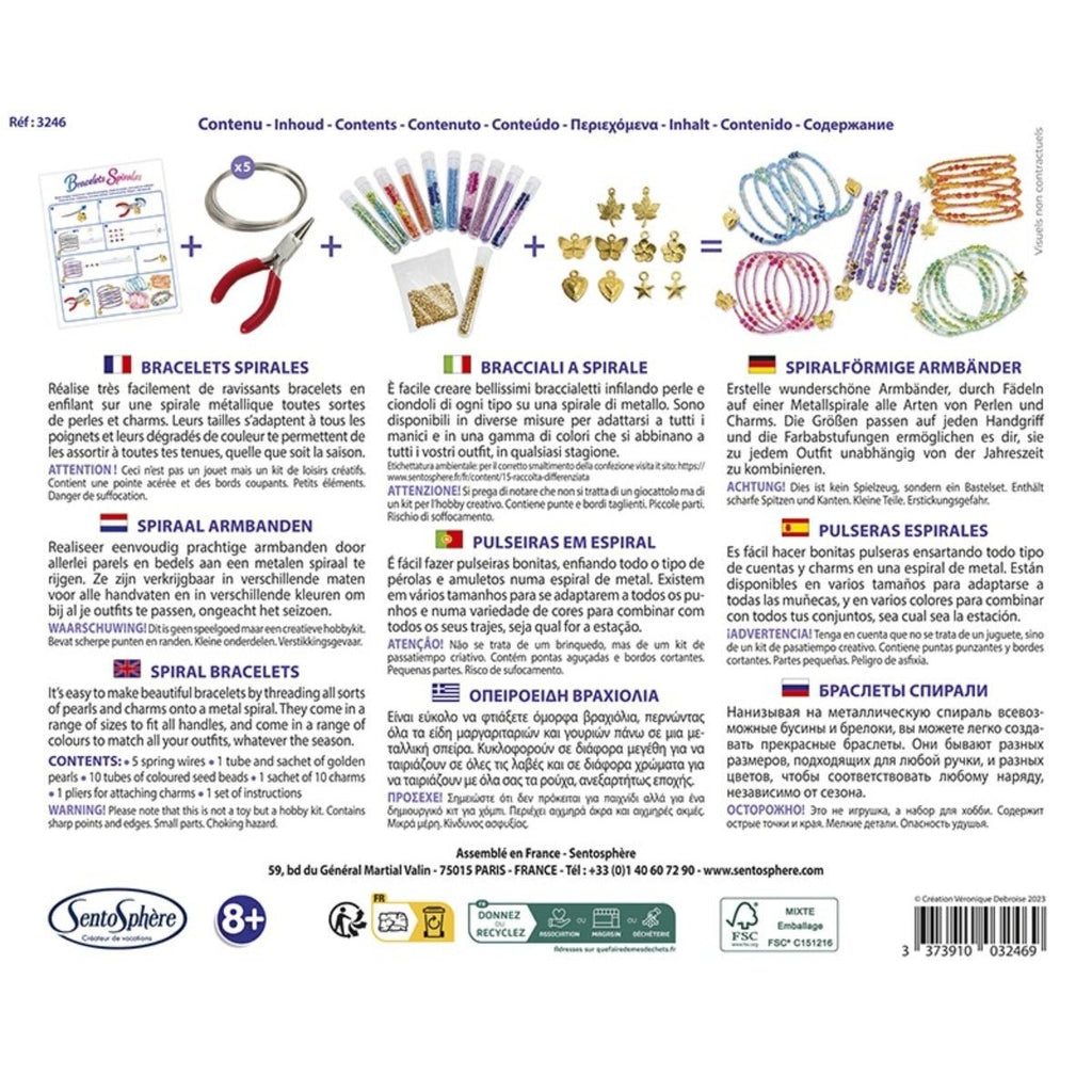 SENTOSPHERE Bracelets Spirales